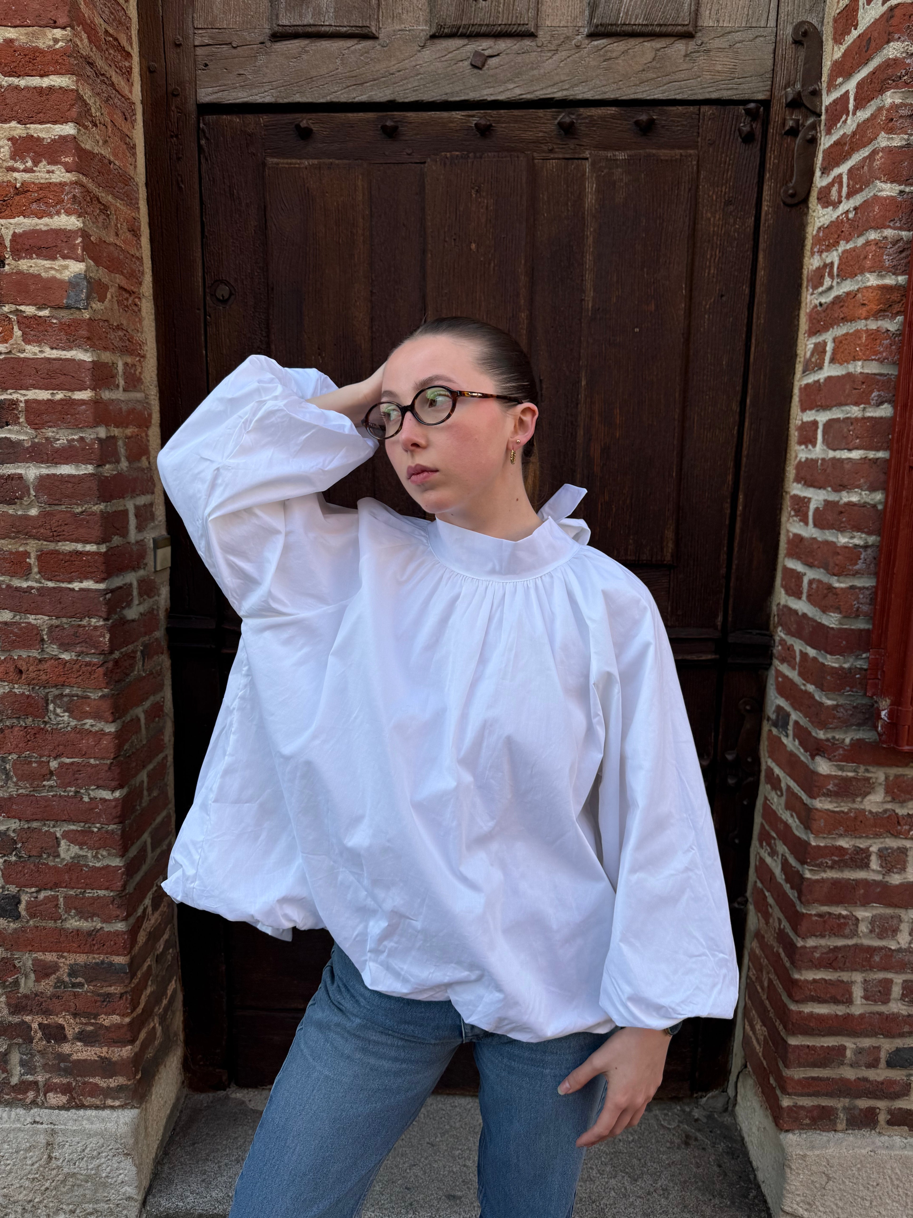 BLOUSE DOS NU BLANCHE