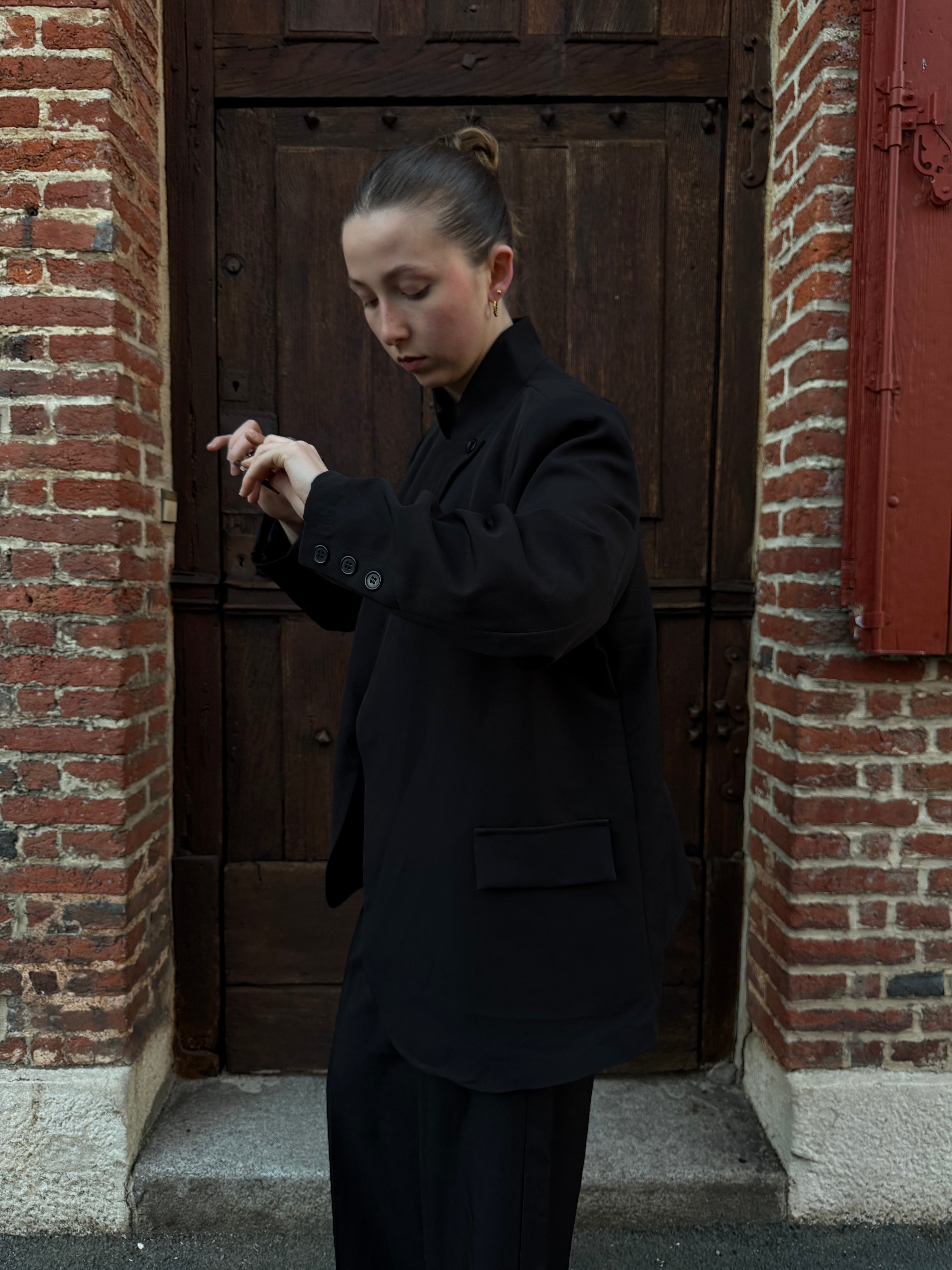 BLAZER ASYMETRIQUE NOIR