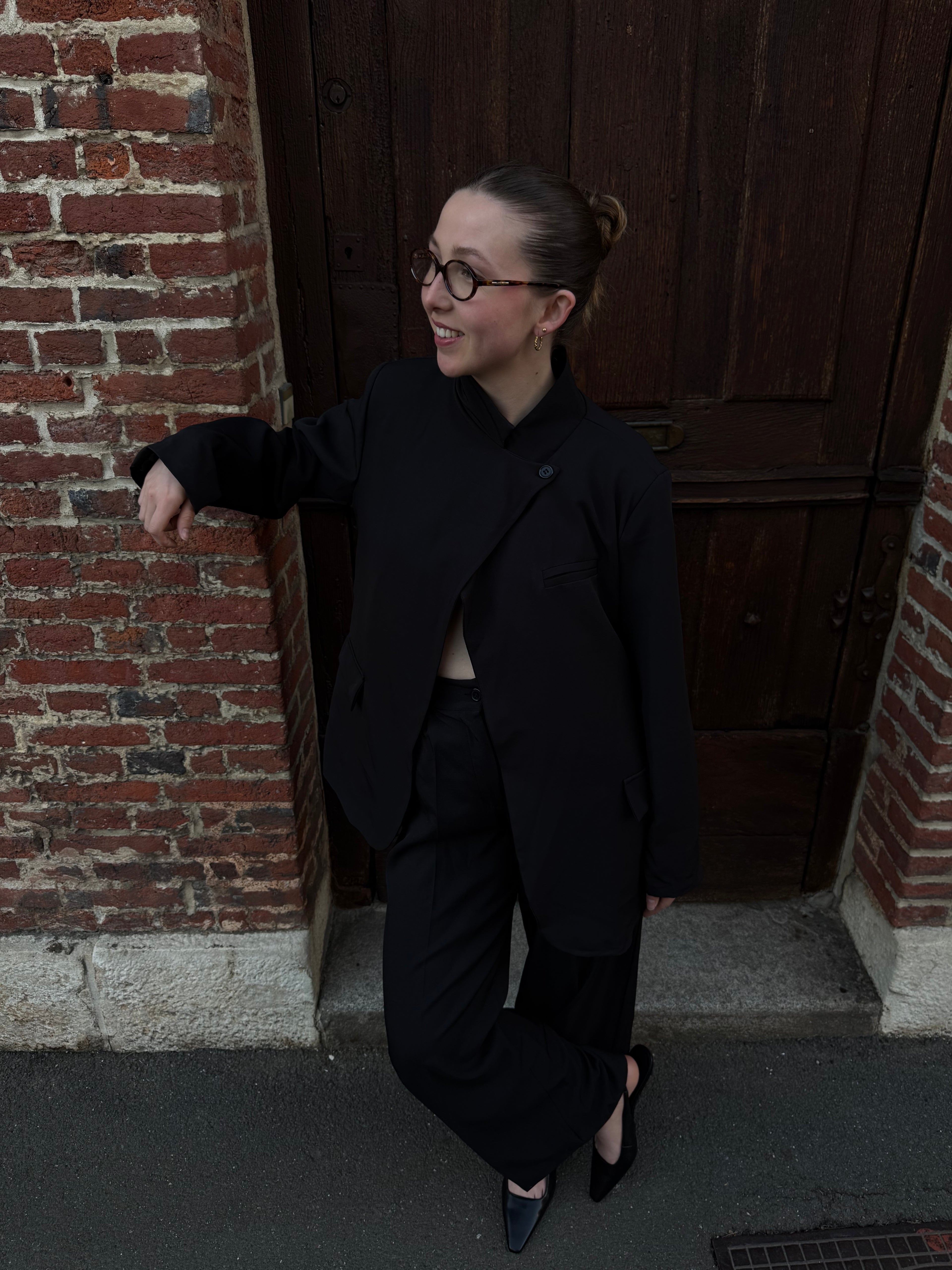 BLAZER ASYMETRIQUE NOIR